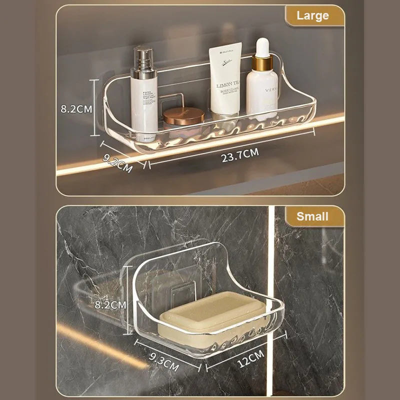 Estante Transparente de Pared para Baño - Image 2