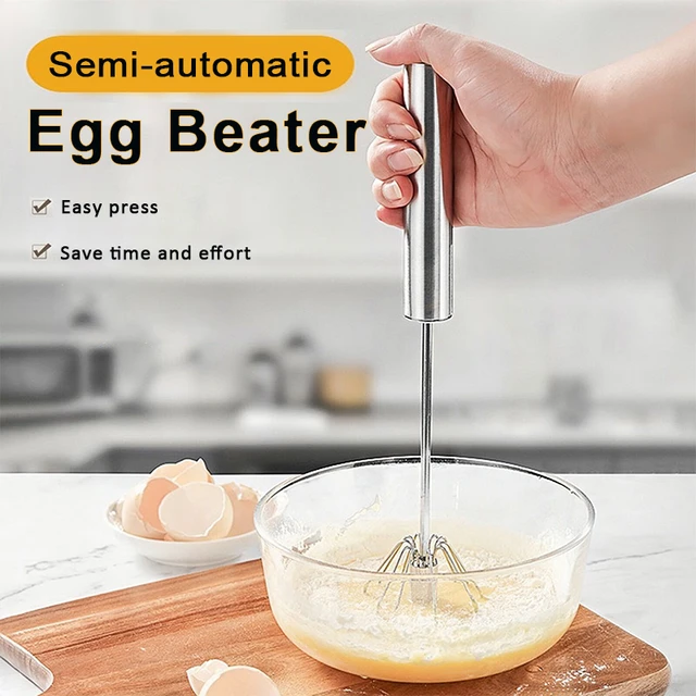 Batidor de huevos de acero inoxidable para el hogar, barra de crema,  batidora, varilla agitadora Manual, utensilios de cocina, accesorios de  cocina - AliExpress