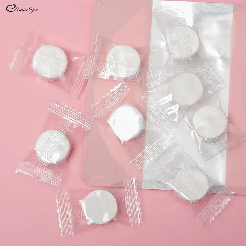 일회용 압축 수건 여행 캠핑 청소 수건, 동전 미니 얼굴 목욕 가운, 가정용 섬유 정원 면 패드, 50 개
