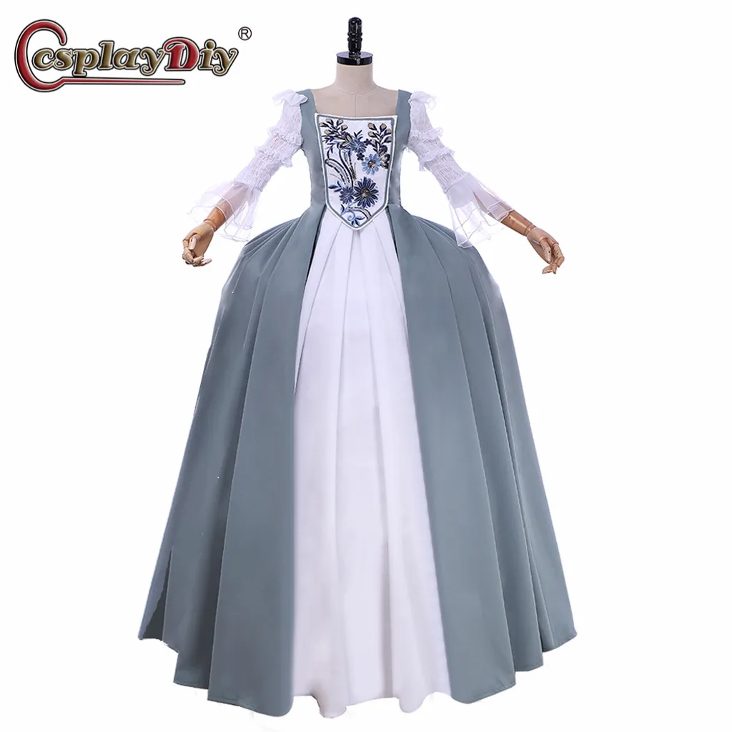

Cosplaydiy Outlander Cosplay Claire Wedding Dress Stuart Scotland rural Women costume Victorian Colonial ball gown custom made