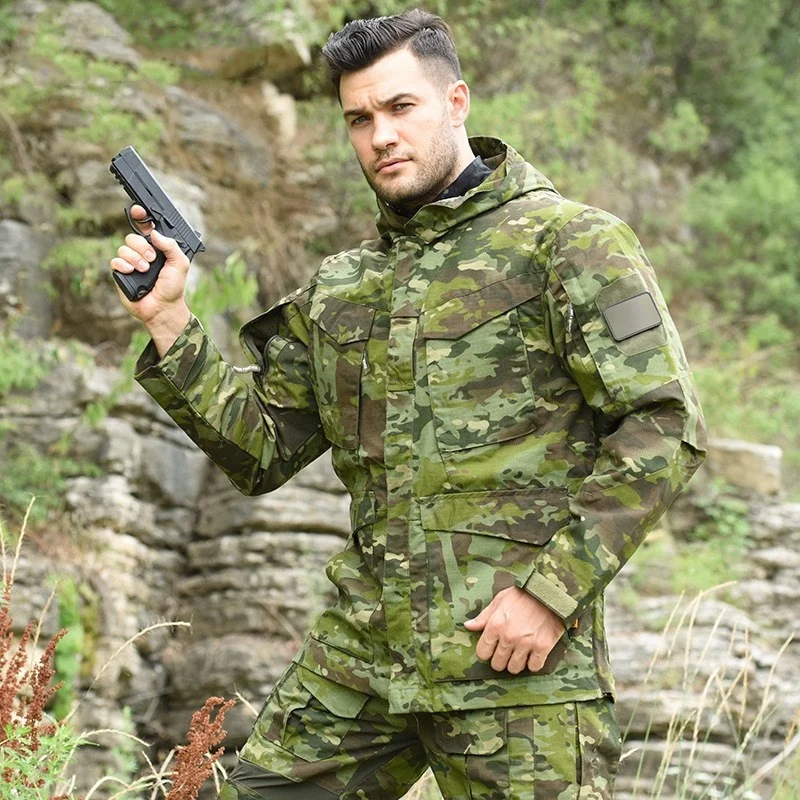 Camo-Tactical-Windbreaker-M65-Jacket-Army-Fan-Men-Outdoor-Training ...