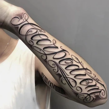 1 Sheet Carpe Diem Tattoo Sticker Waterproof Lasting Temporary Tattoo 1