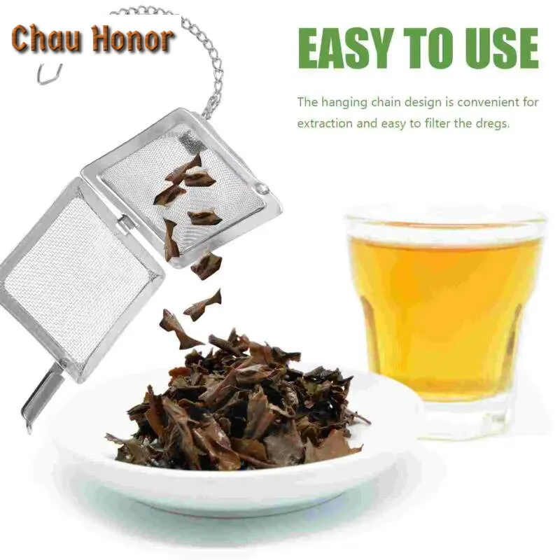 1PC Creative Pyramid Stainless Steel Tea Infuser Strainer Leaf Spice Herbal Teapot Reusable Mesh Filter Home Kitchen Accessories