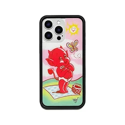 Wildflower 3D Animal Cat Phone Case with Cute Angel Demon Cartoon Design - iPhone 14 (1)