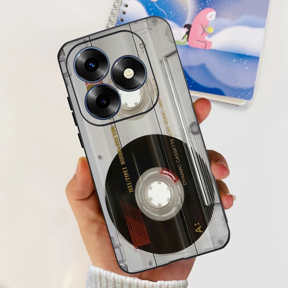 Fashion Elegant Painted Soft Silicone TPU Phone Back Cover