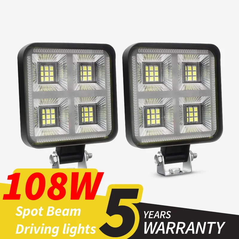 Aluminum Alloy Led Working Headlights Light 12-24v For Led Lights For 24v  Trucks Uaz Focos Led 4x4 Off Road Led Work Light 12v - AliExpress