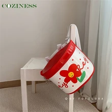 

Mommy Bag Cute Ultra-Light BackPack Multifunctional Bicycle Bag Baby Kindergarten School Bag Newborn Stroller Bags Pretty Flower