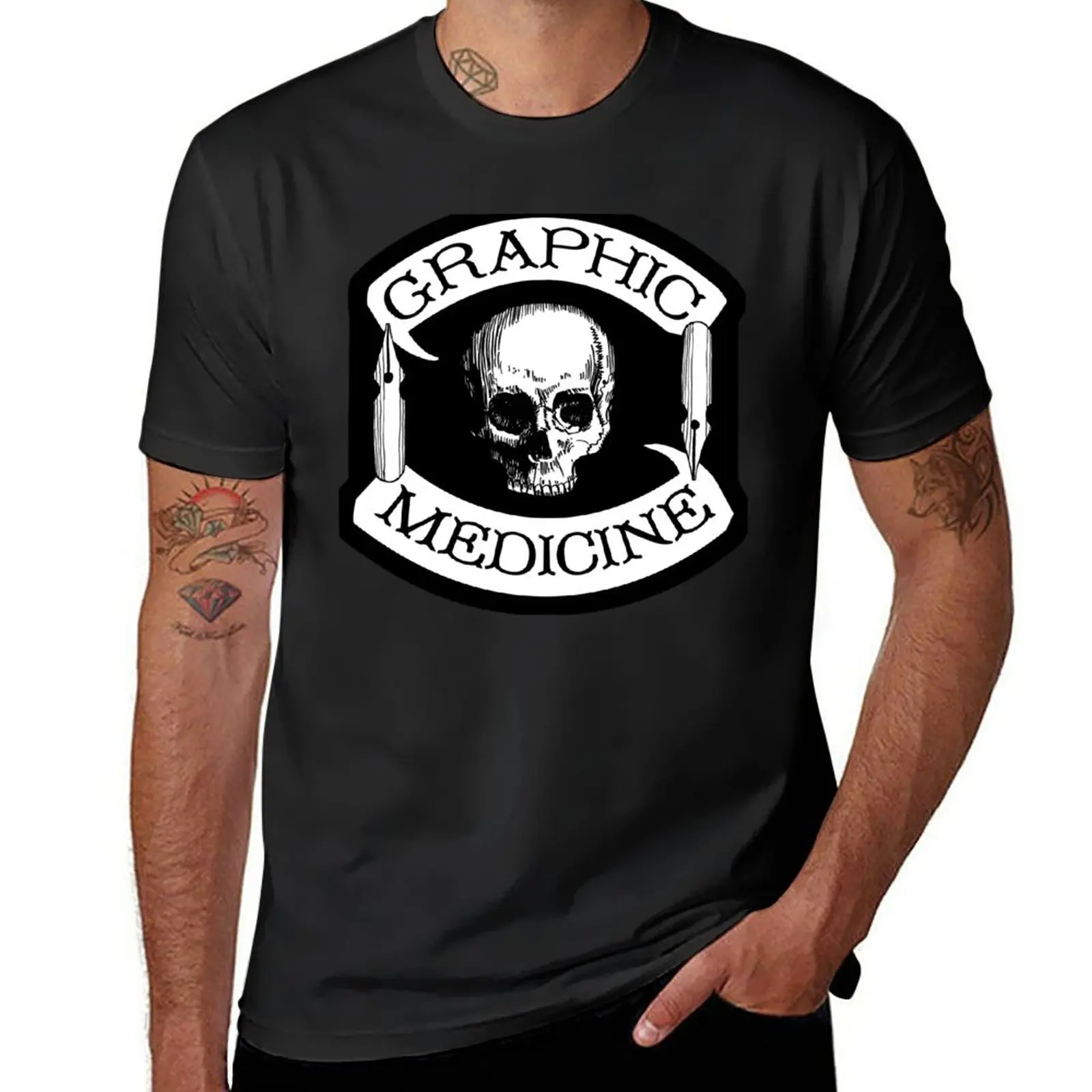 

New Graphic Medicine ‘Colors’ logo T-Shirt cute clothes blank t shirts mens t shirt