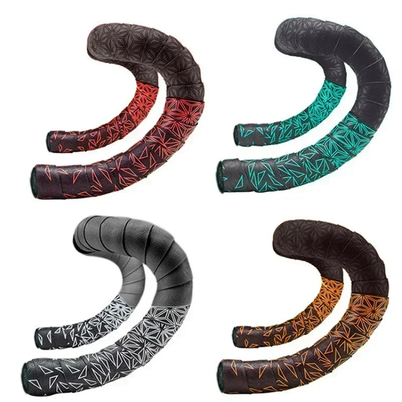 Road Bike Bar Tape Gradient Color EVA/PU Soft Anti-Vibration Wrap Bicycles Accessories