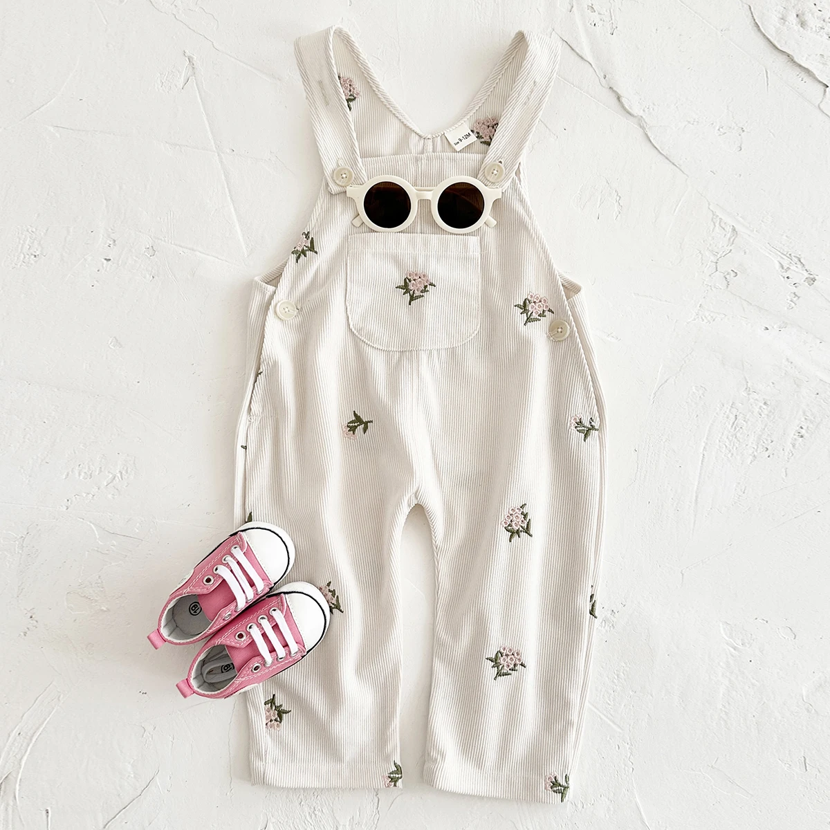 Ins Baby Jumpsuit Girls Baby Clothes Autumn Winter Stylish Outdoor Wear Suspender Pant Corduroy Toddler Romper corduroy romper