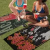 Rock Singer A-AC D-DC Band Cartoon Beach Towel Cute Kawaii Room Decor Bath Girls Children Hand Towels For Bathroom Shower 3