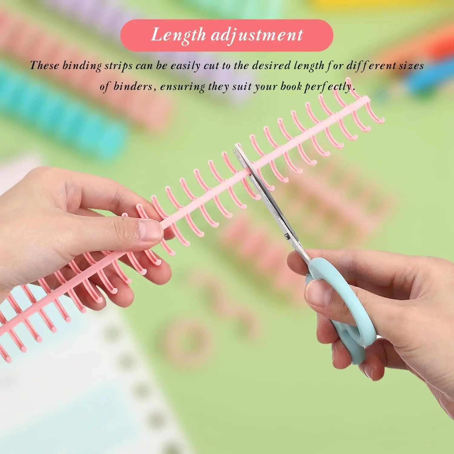 5/10Pcs Comb Binding Spines 30 Ring Plastic Binder Combs and Spines Binding Easy Edit for Document Notebook File Making