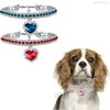 Kitten Diamante Collar Necklace for Cat Rhinestone Cute Bling Puppy Doggy Crystal Pendant Diamond Collar Pet Accessories 2
