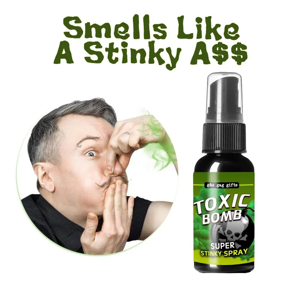 Party Supplies 30ML Liquid Fart Spray Can Stink Bomb Ass-Smelly Stinky Gas Crap Gag Prank Novelties Toy Joke Party Supplies