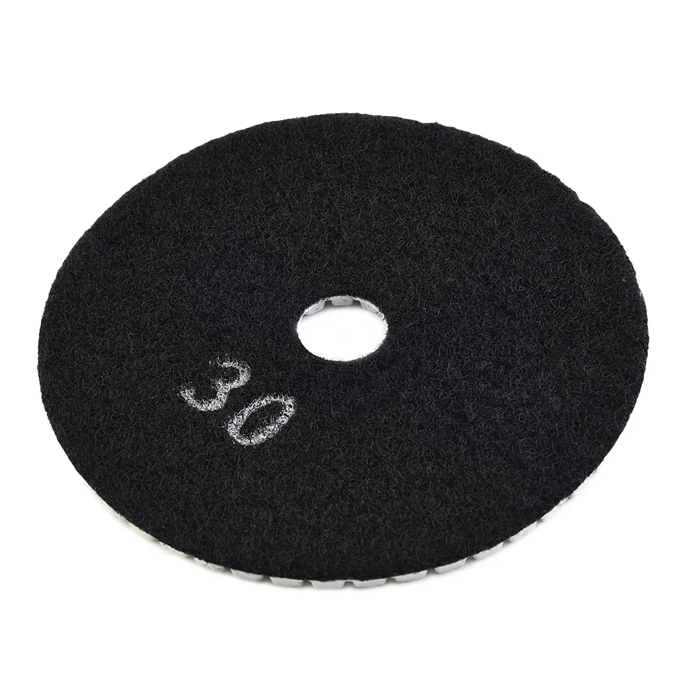 4 Diamond Polishing Pad for Wet/Dry Sanding and Polishing of Granite, Concrete, Marble, Glass, and Stone Surfaces