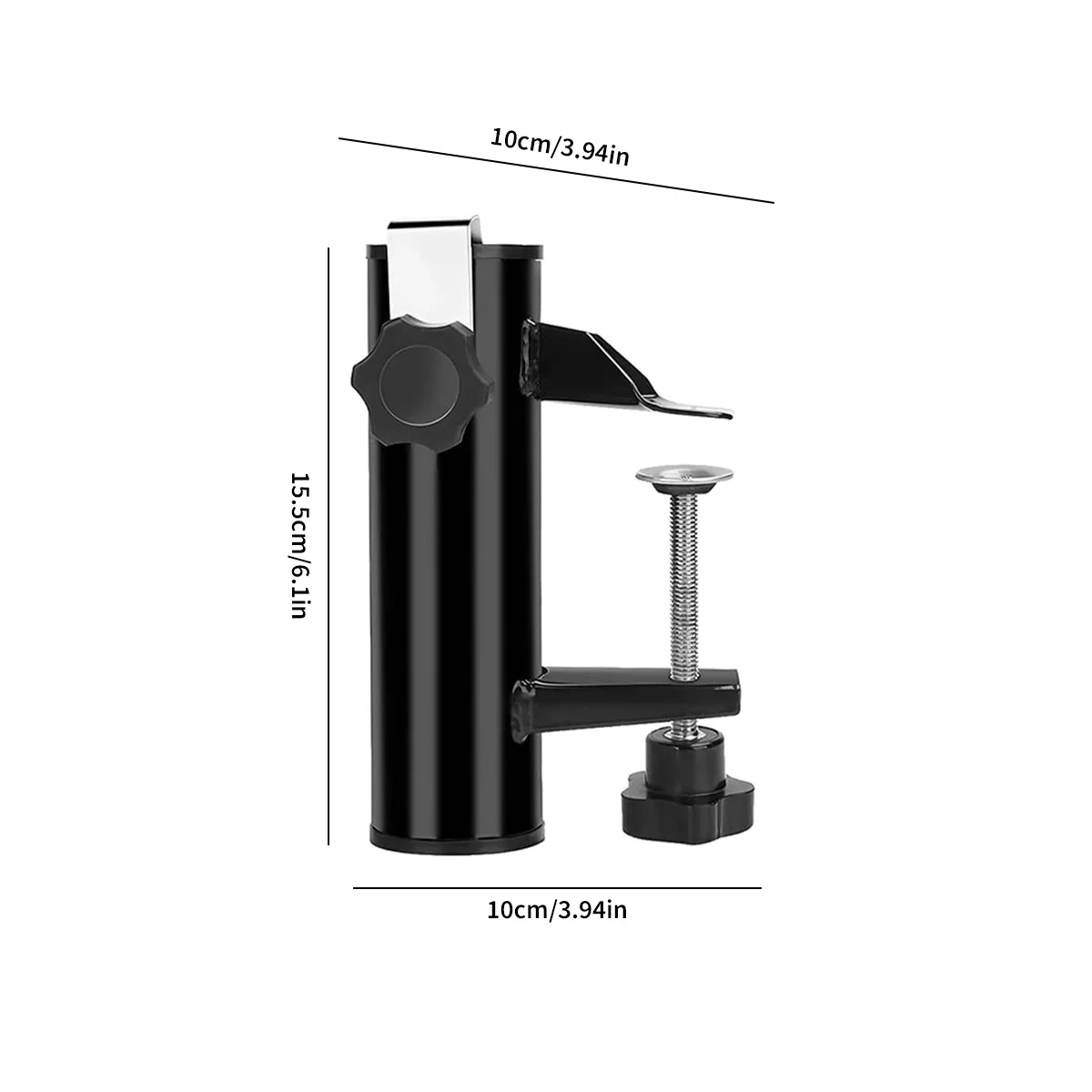 Description Picture 2 of itemParasol Fixing Holder Sunshade Mount Umbrella Clamp Fixing Bracket Stand for Beach Clip Deck Metal Umbrella Chair Clamp On Chair