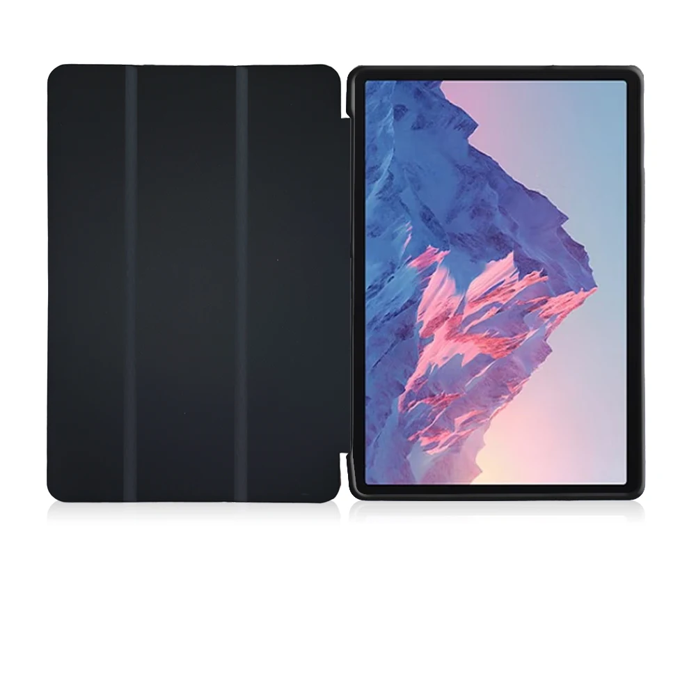 Premium Tablet Case with Triple-Fold Stand and Soft TPU Back