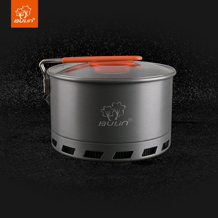 BuLin 2.1L Portable Outdoor Pot Ultralight Outdoor Camping Cookware Picnic Cooking Equipment S2500