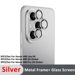 Protezione per Fotocamera HD Potenziata con Vetro 3D sul Retro e Accessori per Obiettivo in Metallo 9H