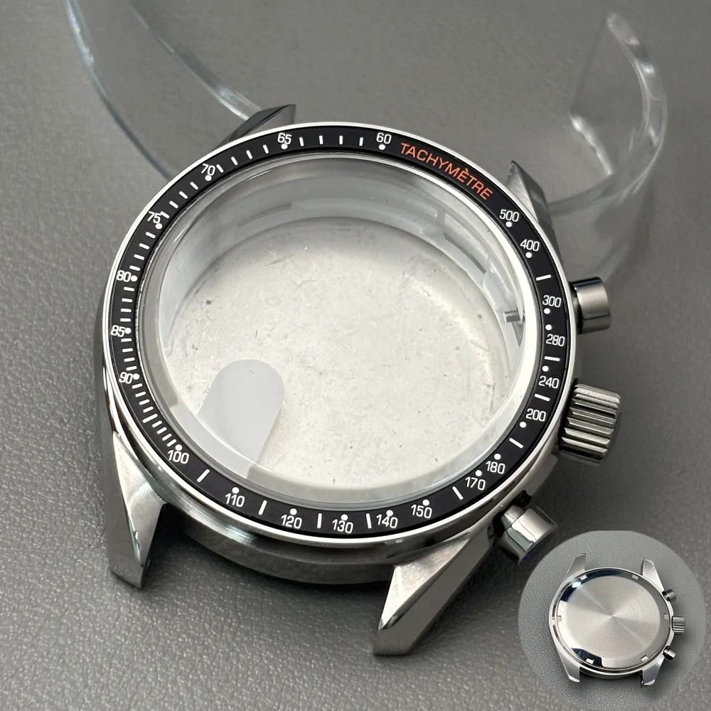 Moon Metal Chronograph Watch with Fashion Business Design and Sealed Back