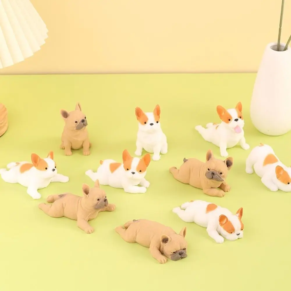 Soft CutePretend Play Dog Squeeze Sensory Toys Stretch Squeezing Fidget Simulation French Bulldog Cute Soft Squeeze Puppy Toys 2