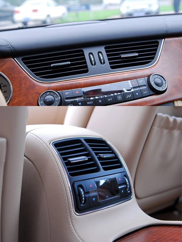 � Auto Dashboard Links Rechts Mitte Hinten AC Air Vent Grille Outlet Panel Abdeckung Für Benz CLS W219 2007-2009 CLS55 CLS63 CLS350 CLS50 – Detail 15