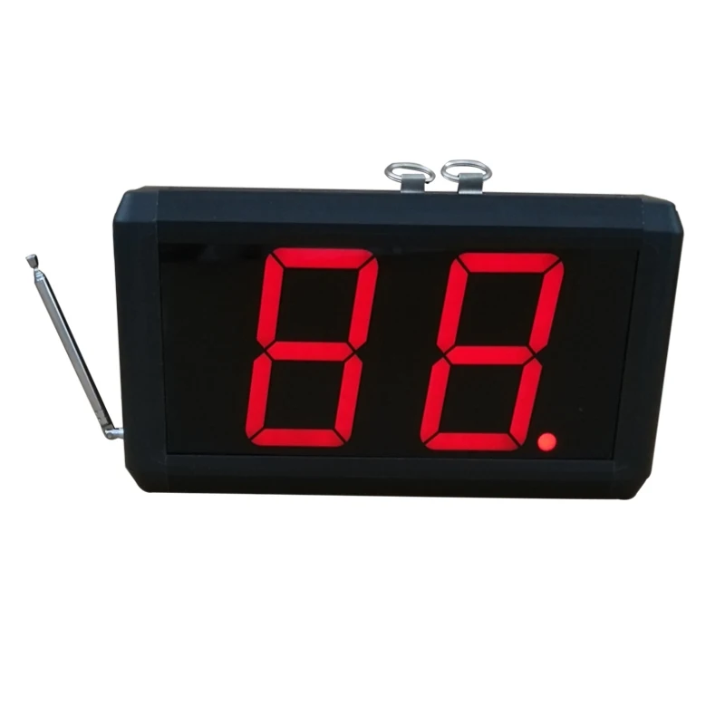 Aluminium Alloy 2 Digit Number Screen NEXT Counter Button Ticket Dispenser Queue Wireless Calling System Service Station