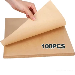 Pre - Folded Unbleached Paper Pour Over Coffee Filters | 5 - 12 Cup Capacity | Disposable and Convenient Use (100Pcs)