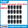 DITEC Entrematic ZEN ZEN2 ZEN4 ZEN2W ZEN4W 433MHz Remote Control for Electric Gates and Garage Doors Designed for Secure 1