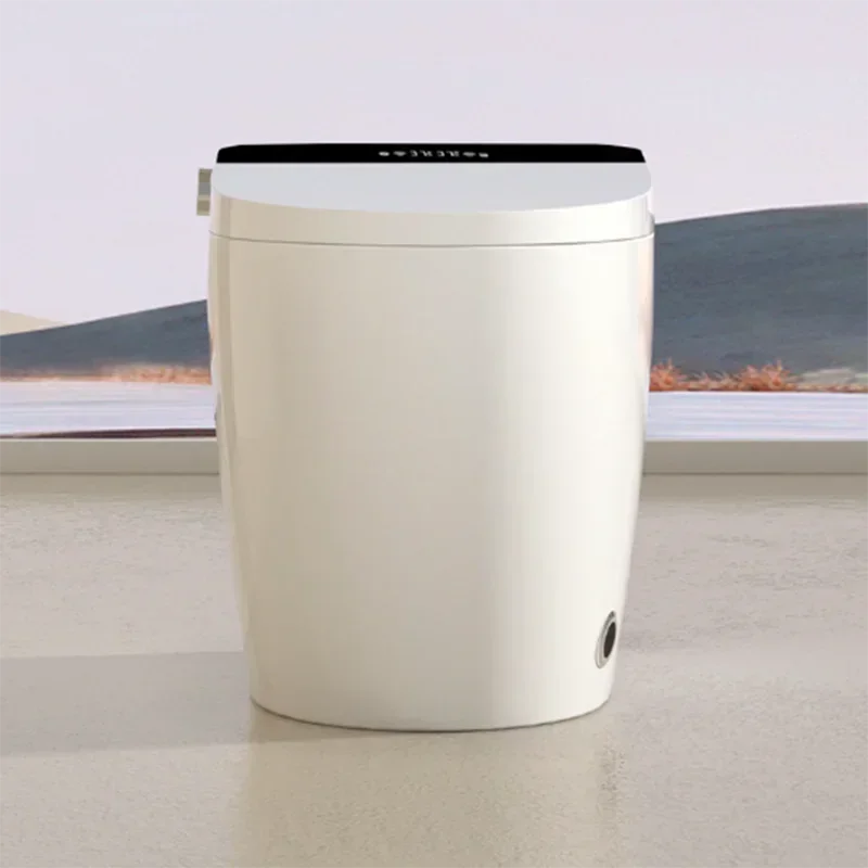 Ceramic Automatic Smart Toilet Bathroom Siphon Household Smart Toilet Minimalist Intelligentes Badezimmer Accessories