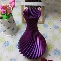 20cm 3D Printing Creative Vase Home Decoration Living Room or Office Table Decoration Light Luxury High-end Highly Customized 2