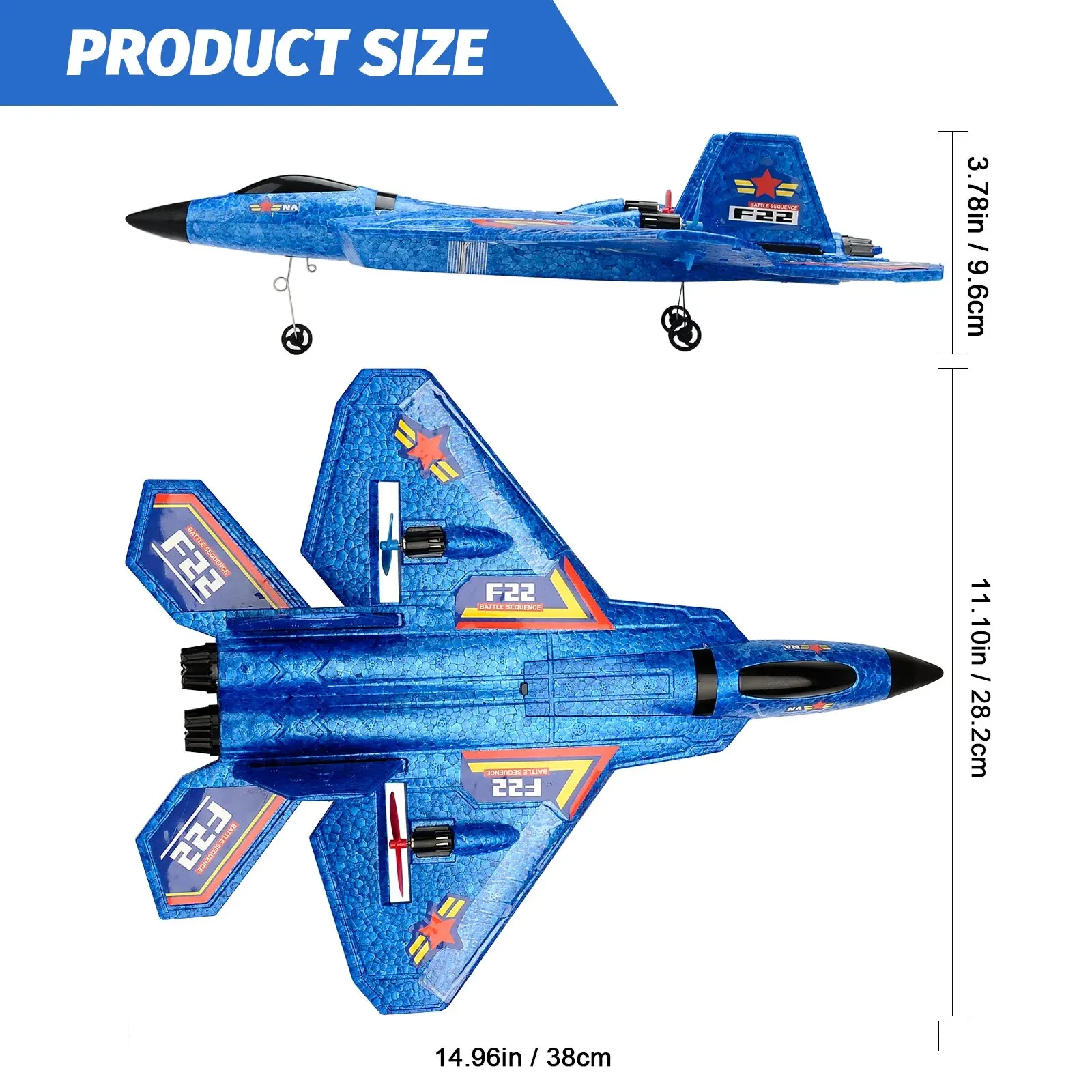 RC Plane F22 Raptor 2CH 2.4G Remote Control Flying Glider EPP Foam Airplane Toys For Children Gifts