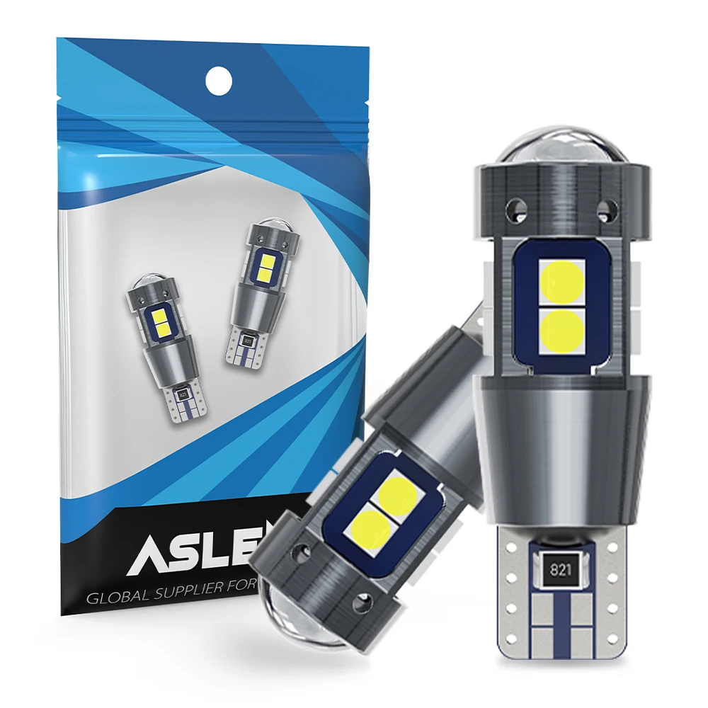 

2PCS High Quality T10 W5W Super Bright 3030 LED Car Interior Reading Dome Light Marker Lamp 168 194 LED Auto Wedge Parking Bulbs