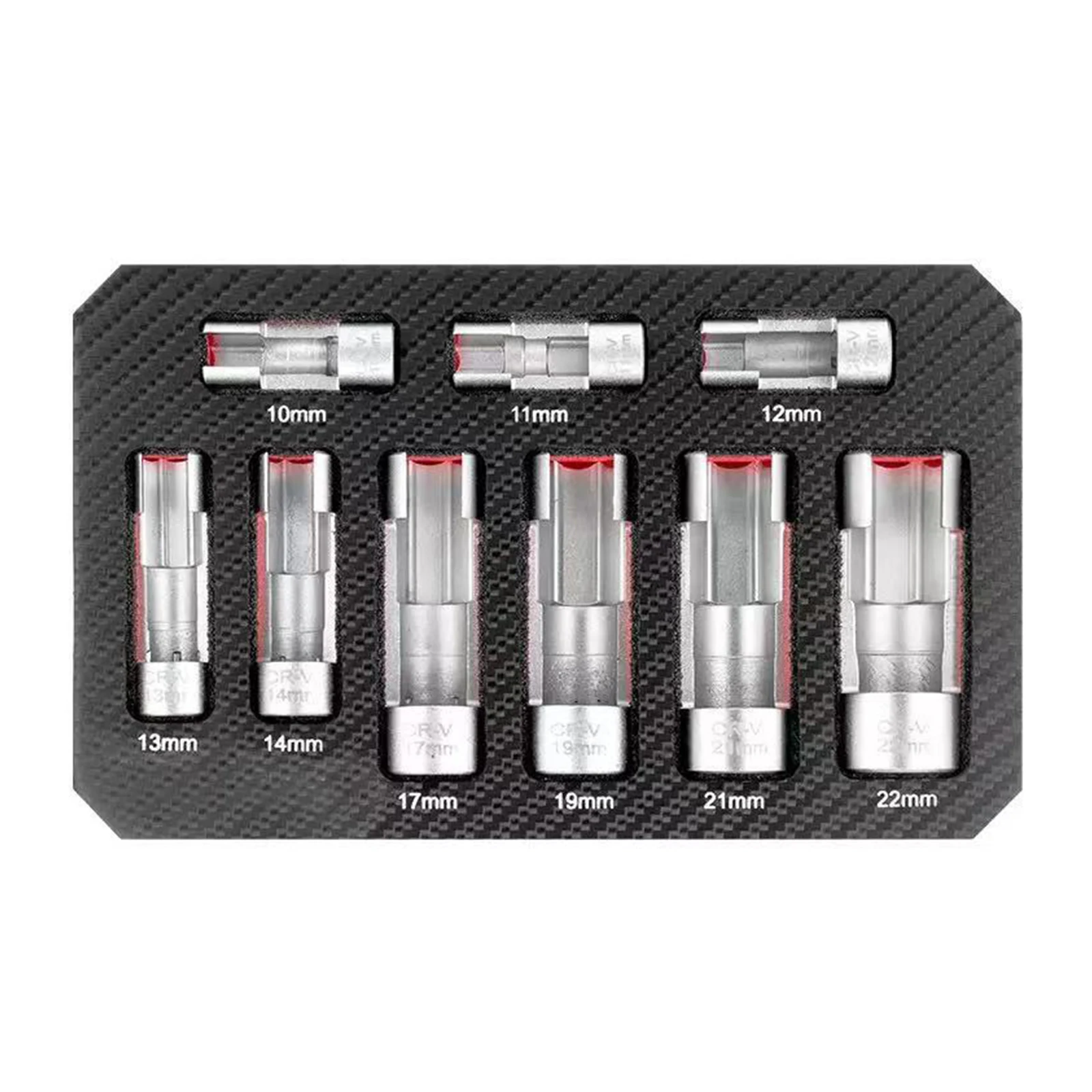 9 Pieces Oil Pipe Car Wrench Removal Tool Kit Oil Pressure Sending Unit Removal Kit Oxygen Sensor Removal Socket Tool