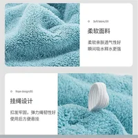 Women Hair Towel Microfiber Towel Bath Towels for Adults Home Terry Towels Bathroom Serviette De Douche Turban for Drying Hair 4
