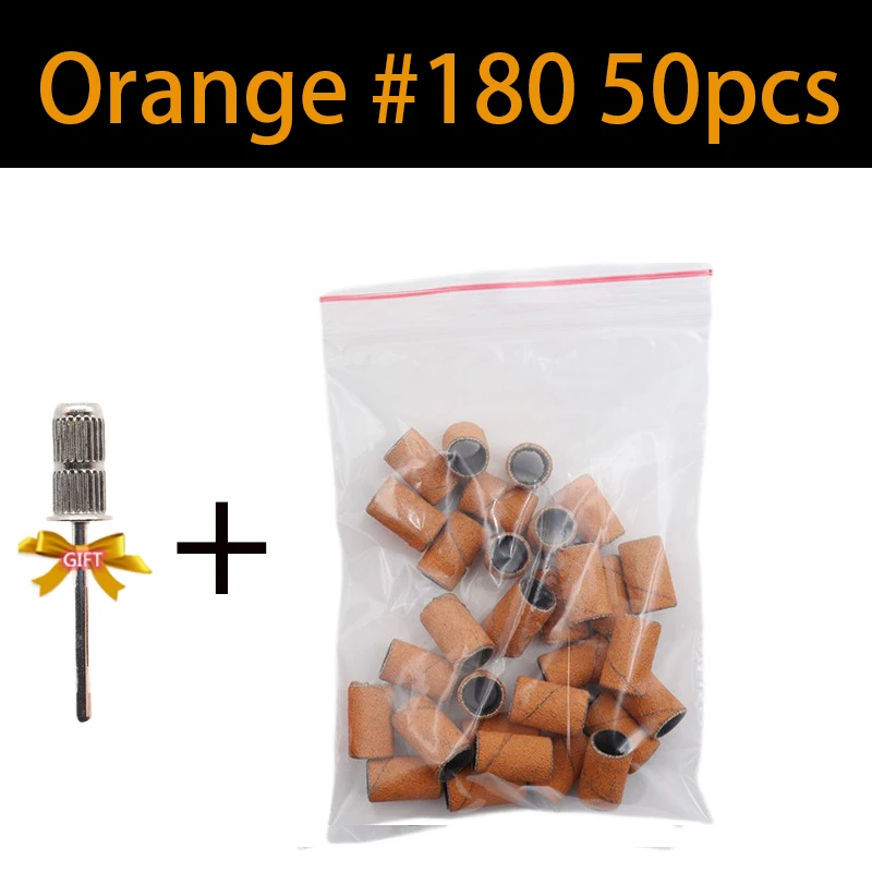 Vibrant Multi-Grit Nail Drill Sanding Bands