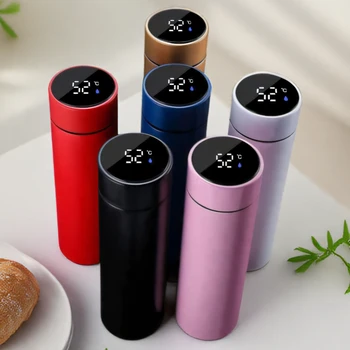 Stainless Steel Smart Thermos Bottle 1