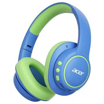 Acer OHR702 Kids Bluetooth 6.0 Headphones Over Ear Headphone with Mic 85dBA Safe Volume USB C Fast Charging Toddler Headphones 1