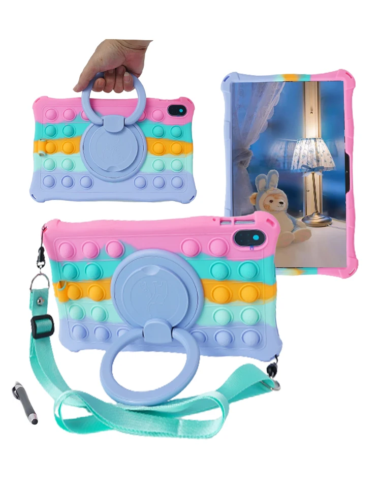 Rotating Handle Grip Stand Case with Multi-Angle Viewing