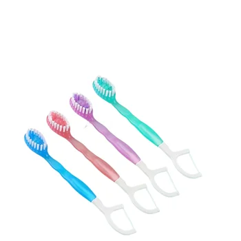 50 pezzi mini spazzolini da viaggio spazzolino preincollato per spazzolino portatile usa e getta da viaggio con spazzolini da denti con perline rinfrescanti 1