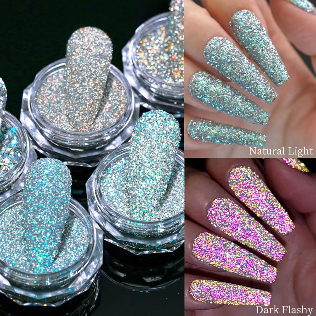 Reflective Glitter Nail Powder