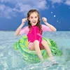 Pool Ring For Toddlers Inflatable Cartoon Aminal Floats For Kids Floating Crocodile & Turtle & Frog Shaped Swimming Rings Baby 3