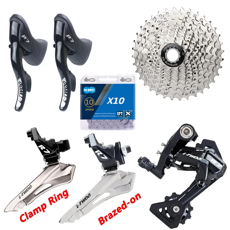 LTWOO R7 2x10 velocit kit bici da strada Shifters leva freno ltwoo-r7-2x10-velocit-kit-bici-da-strada-shifters-leva-freno