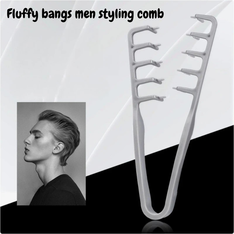 Fluffy Hair Styling Comb Volumizing Wide Tooth Clip For Natural Hair_voghion.com