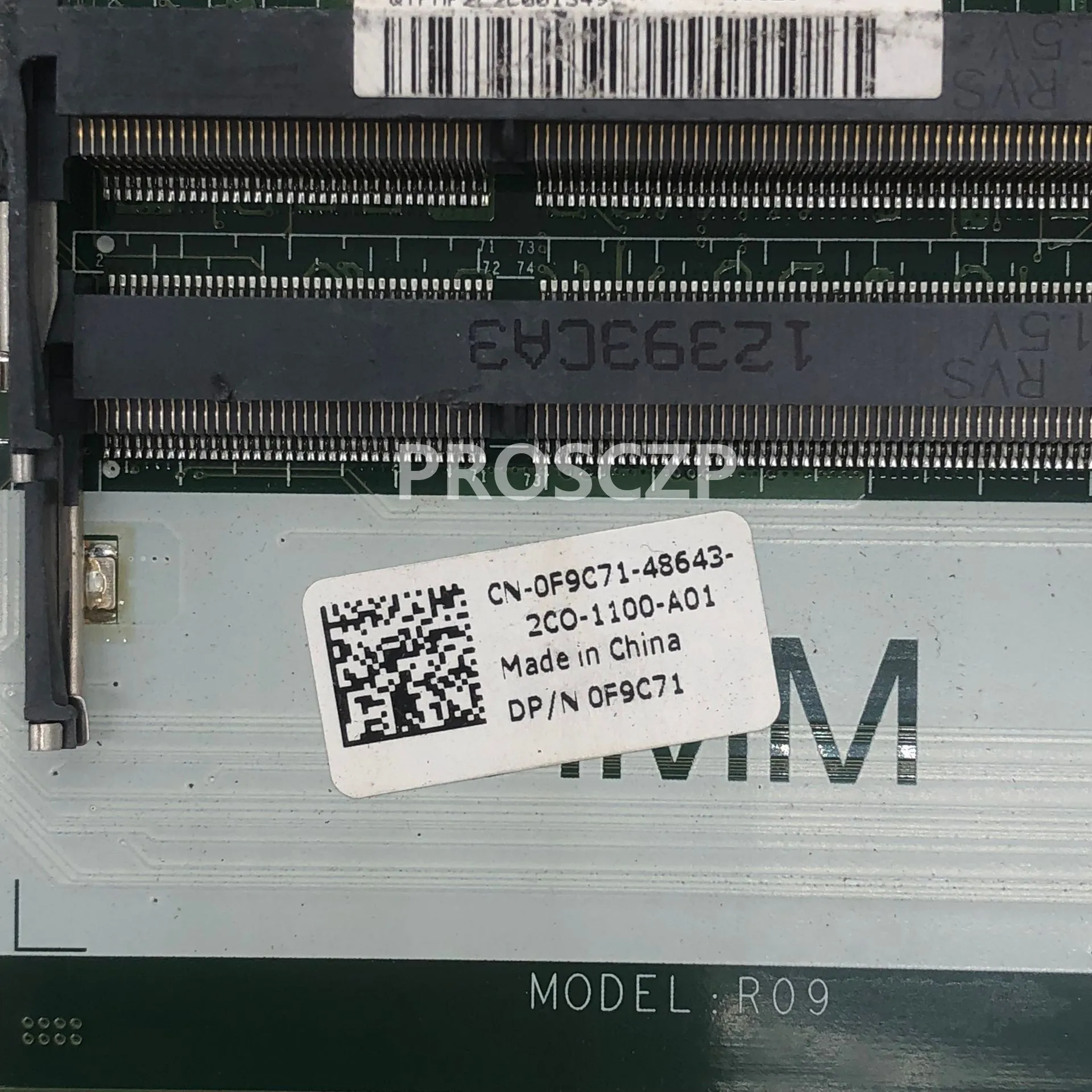 Mainboard para Dell Inspiron 5720 7720 Laptop Motherboard Da0r09mb6h1 Da0r09mb6h1 Hm77 Mainboard Cn0f9c71 F9c71 0f9c71 17r N7720 - Imagem 6