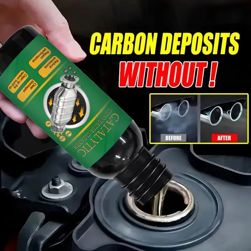 Catalytic Converter Cleaner Engine Boost Up Carbon Removal Reduce Fuels Consumption For Diesel &Engine Car Universal 2