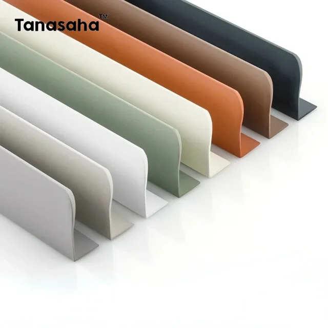 ที่จับที่ซ่อนอยู่ Punch Free Handle สําหรับตู้และลิ้นชักตู้ตู้เสื้อผ้าลิ้นชักดึงตู้ดึงฮาร์ดแวร์เฟอร์นิเจอร์ 1