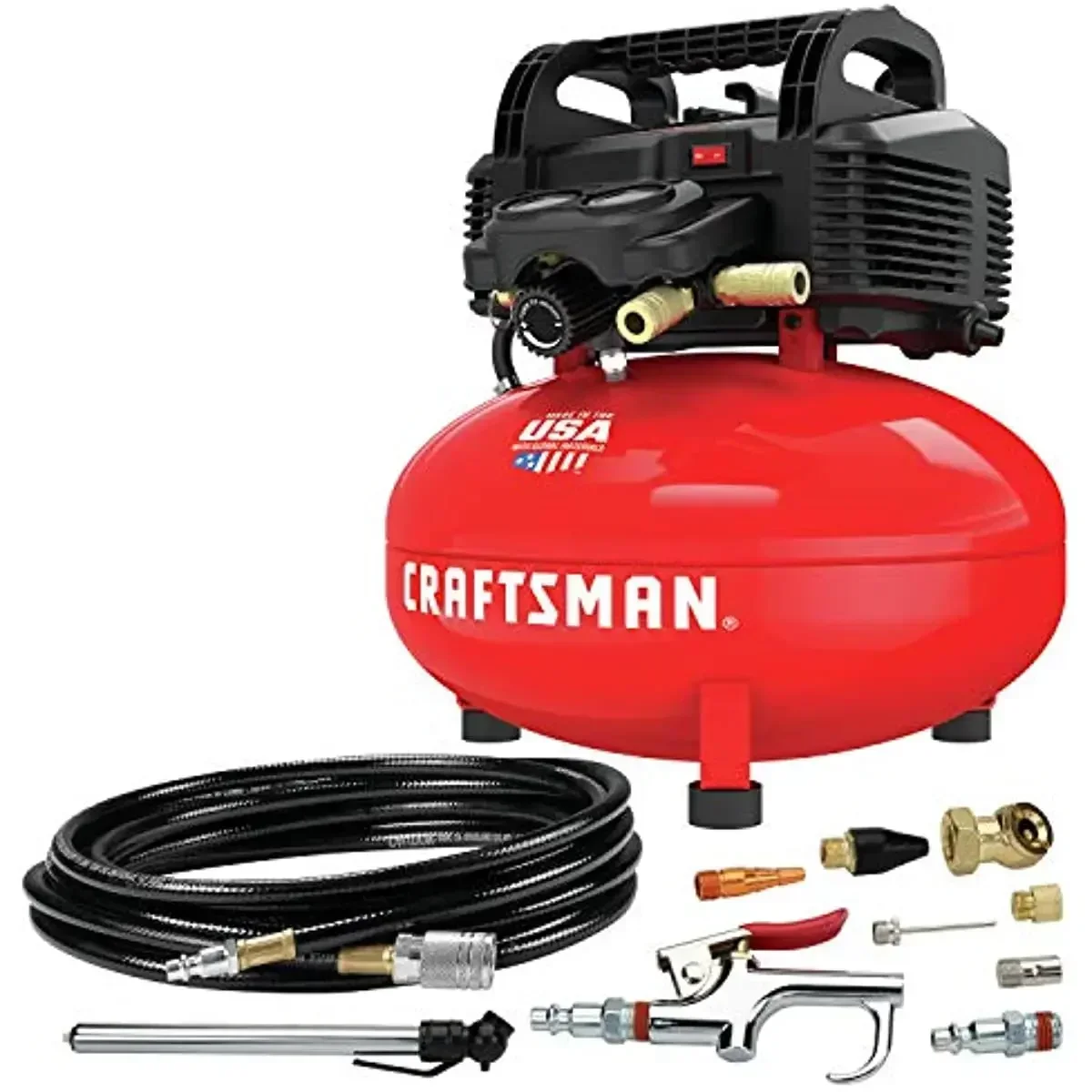 trimmer head with two bump knob for craftsman wc205 wc210 wc215 wc2200 ws205 ws210 ws215 ws2200 garden power tool Craftsman Air Compressor 6 Gallon Pancake Oil-Free with 13 Piece Accessory Kit (CMEC6150K)