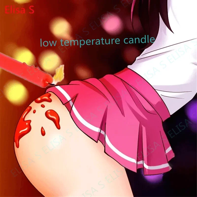 Low temperature sex candle adult game bdsm bondage pleasing female sex toys creative bdsm bondage erotic toy fun candle