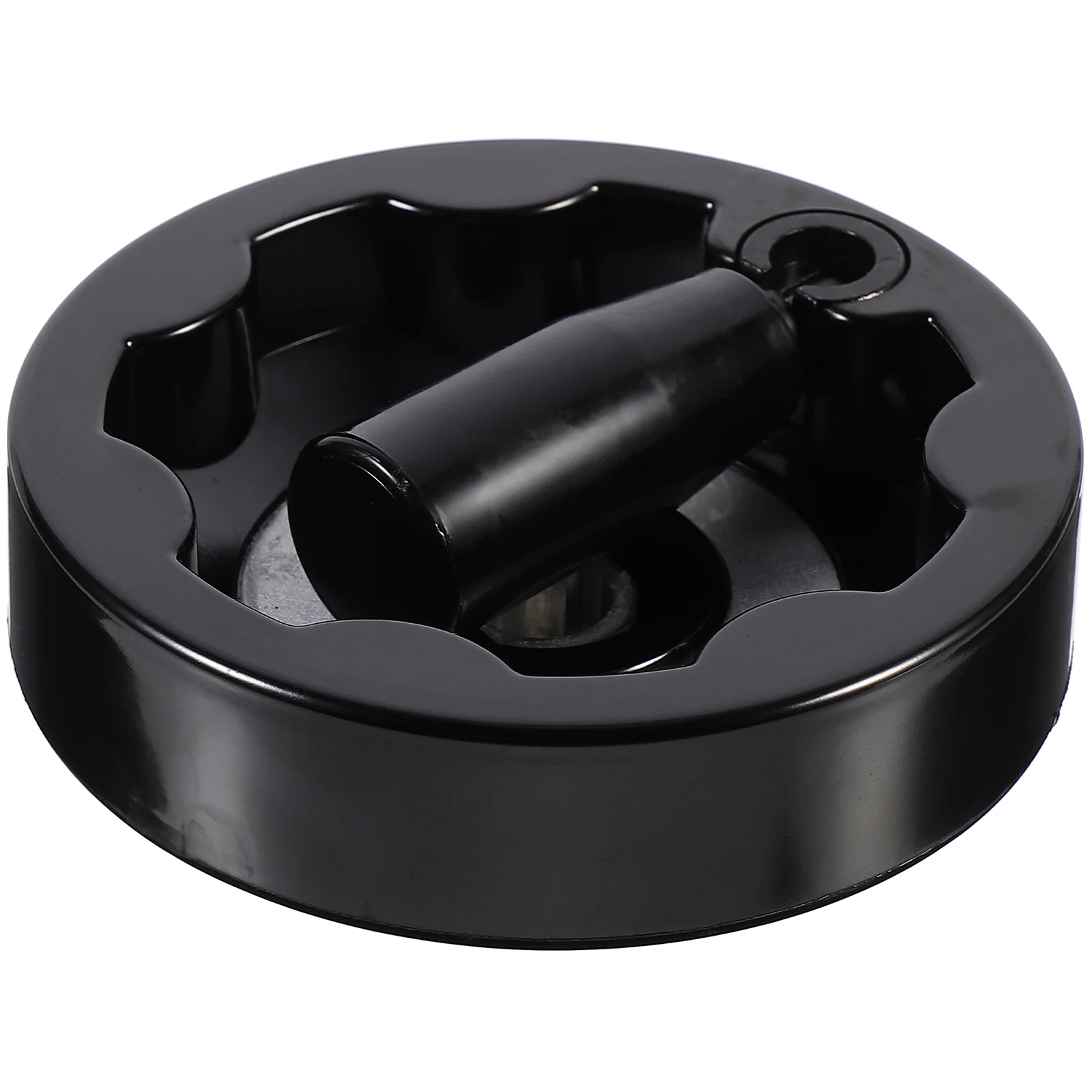 

Machine Tool Handwheel Bakelite Crank Milling Handle Ripple Handlwheel for Lathe Revolving Foldable Inside